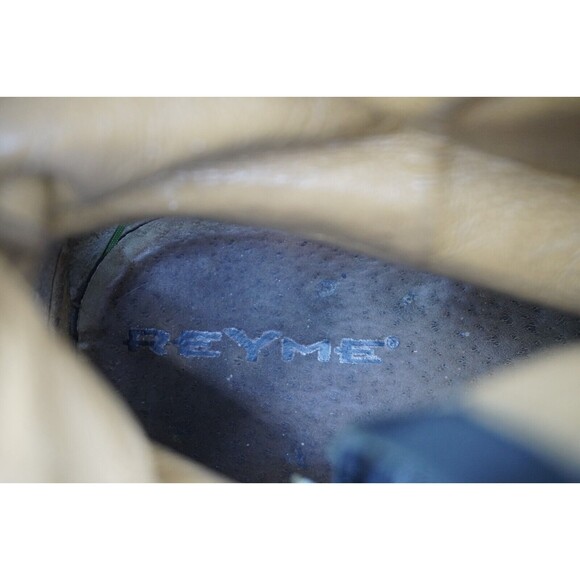 Reyme Boots Western Armadillo Black Leather Pointed Toe Side Zip Mex 28.5 US 9.5 - Picture 8 of 12